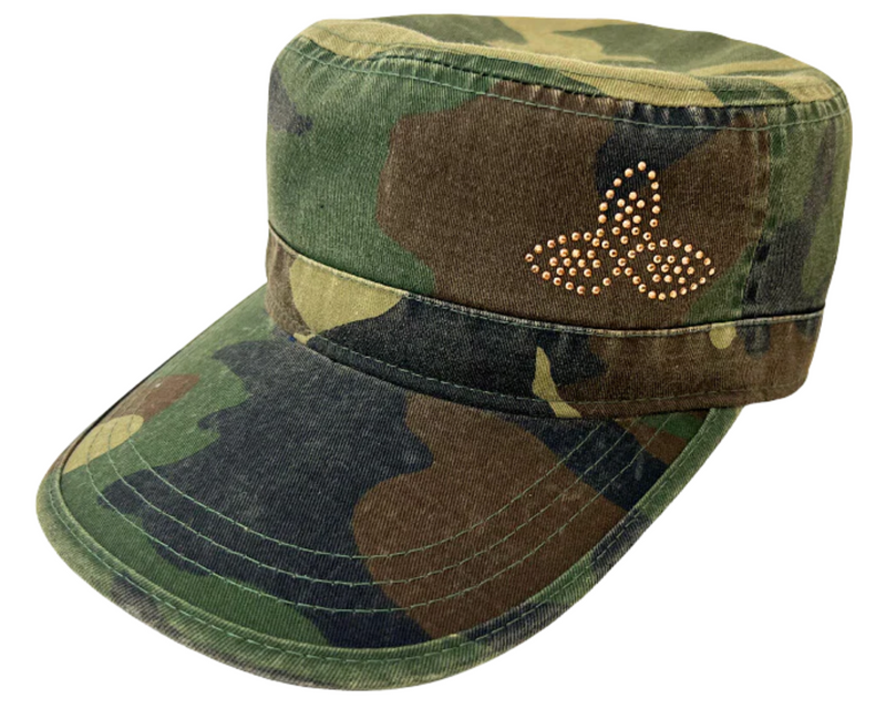 Dolly Mama: Ladies Crystal Cameron Cap - Three Leaves Hats