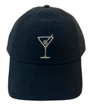 Dolly Mama: Ladies Rachel Cap - Crystal Martini & Olive Hats