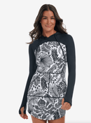 BloqUV x JANTZEN Collab: Women's UPF 50+ Hoodie Dress (2009J) Clothing