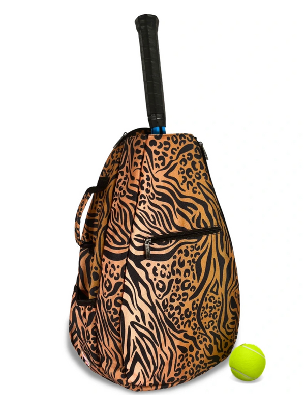 Taboo Fashions: Ladies Premium Tennis Backpack - Wildcat