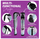 Taboo Fashions: Ladies Designer Sunday Golf Range Bag with Stand - Mandala Dreams