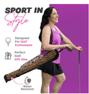 Taboo Fashions: Ladies Designer Sunday Golf Range Bag with Stand - Wildcat