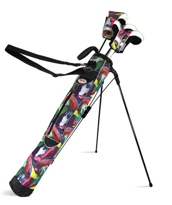 Taboo Fashions: Ladies Designer Sunday Golf Range Bag with Stand - Rembrandt