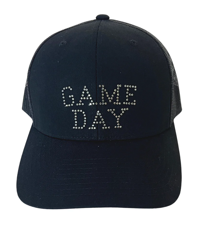 Dolly Mama: Ladies Crystal Kourtney Trucker Hat - Game Day Hats