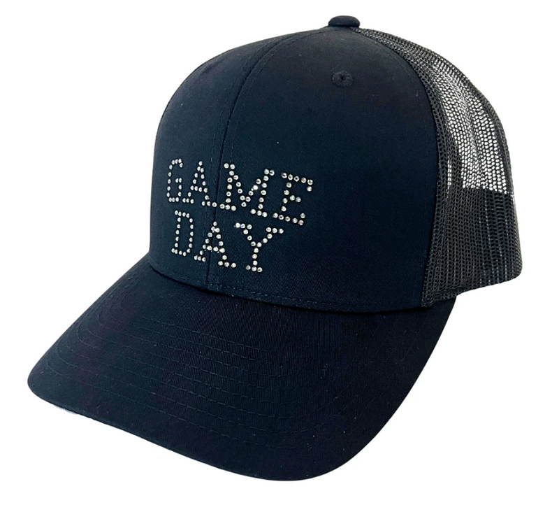 Dolly Mama: Ladies Crystal Kourtney Trucker Hat - Game Day Hats