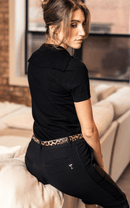 Golftini: Women's Pull-On Stretch Ankle Pant - Black