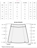 Golftini: Women's Be An Athlete Side Pleat Performance Skort - White