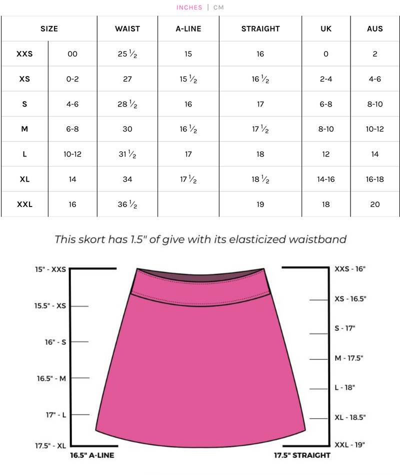 Golftini: Women's Pull-On A-Line Stretch Skort - Impromptu (16.5") Clothing