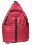 Glove It: Neoprene Pickleball Sling Bag - Coral