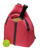 Glove It: Neoprene Pickleball Sling Bag - Coral