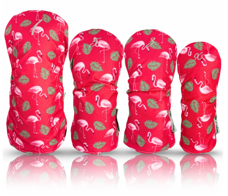 Taboo Fashions: Ladies 4-Pack Club Cover Set - Pink Flamingos