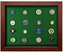 Eureka Golf: Shadow Box Ball Marker Display
