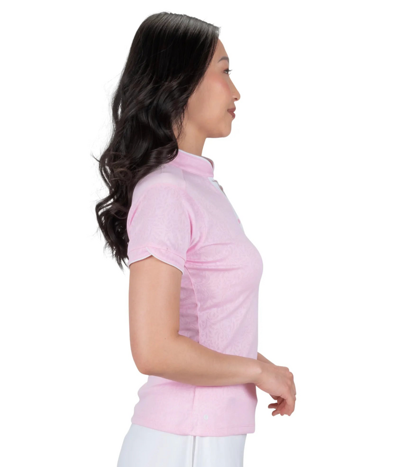 Nancy Lopez Golf: Women's Vine Short Sleeve Polo Plus