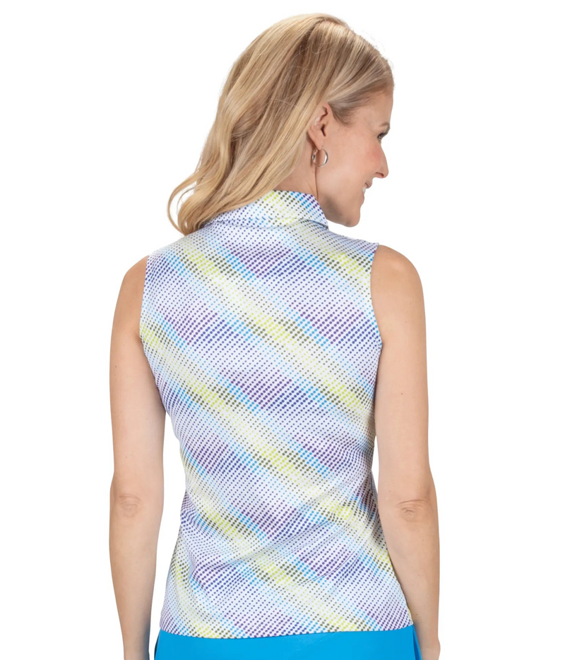 Nancy Lopez Golf: Women's Legacy Sleeveless Polo Plus - Supra Print