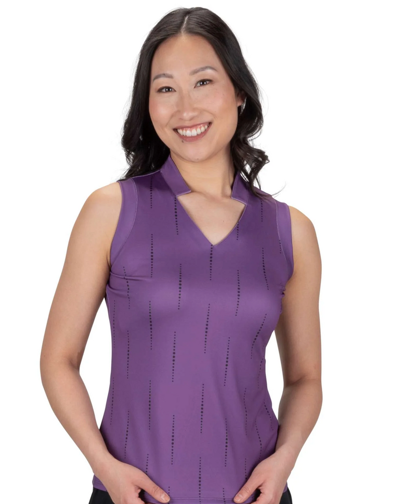 Nancy Lopez Golf: Women's Sonic Sleeveless Polo