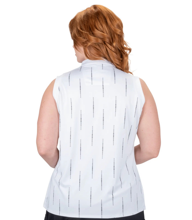 Nancy Lopez Golf: Women's Sonic Sleeveless Plus Polo