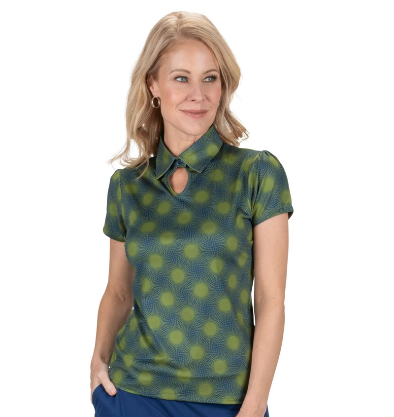 Nancy Lopez Golf: Women's Brilliant Short Sleeve Plus Polo
