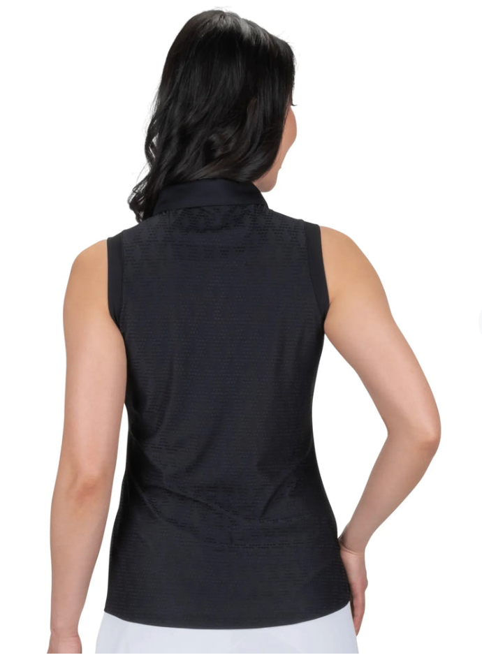 Nancy Lopez Golf: Women's Tempo Sleeveless Plus Polo