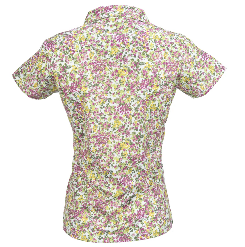 Nancy Lopez Golf: Women's Legacy Short Sleeve Polo Plus - Bloom