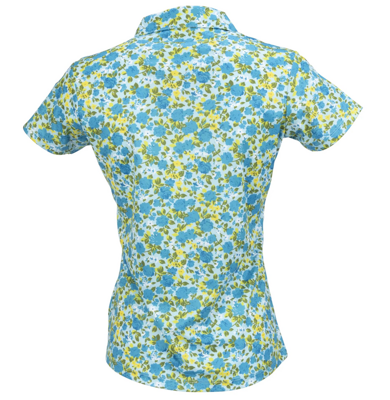 Nancy Lopez Golf: Women's Legacy Short Sleeve Polo Plus - Bloom