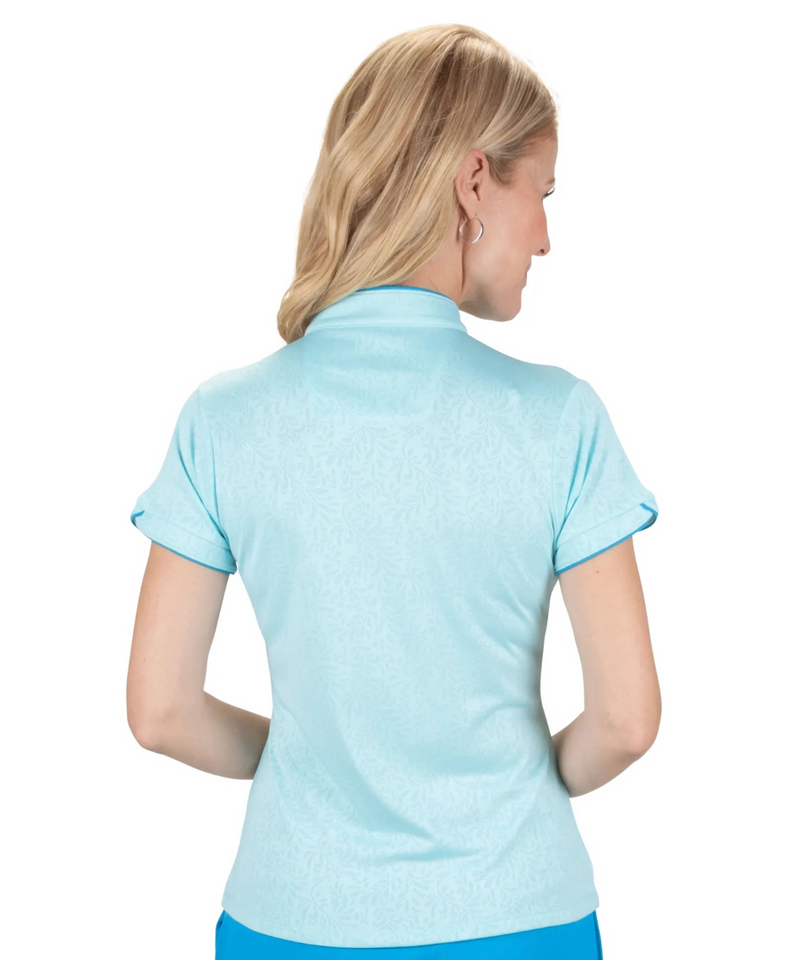 Nancy Lopez Golf: Women's Vine Short Sleeve Polo Plus