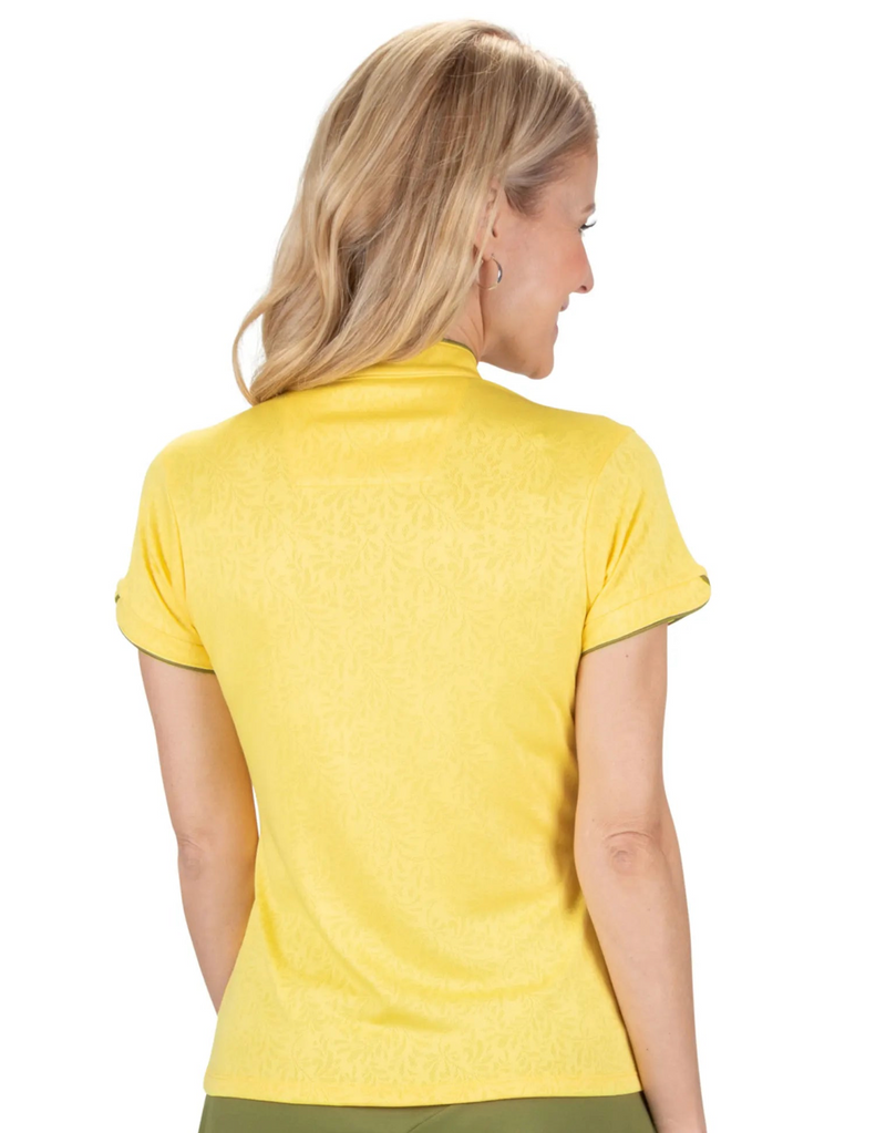 Nancy Lopez Golf: Women's Vine Short Sleeve Polo Plus