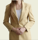 ReadyGOLF: Ladies Trophy Club Blazer Jacket - Camel/Beige