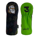 Sunfish: John Daly Fairway Headcover - Black and Lime