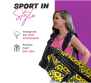 Taboo Fashions: Ladies 14 Way Resort Collection Golf Cart Bag - Sunflower Symphony
