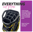 Taboo Fashions: Ladies 14 Way Resort Collection Golf Cart Bag - Sunflower Symphony