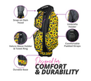 Taboo Fashions: Ladies 14 Way Resort Collection Golf Cart Bag - Sunflower Symphony