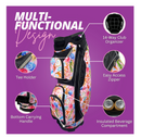 Taboo Fashions: Ladies 14 Way Resort Collection Golf Cart Bag - Pink Shellbound