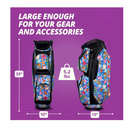 Taboo Fashions: Ladies 14 Way Resort Collection Golf Cart Bag - Blue Shellbound