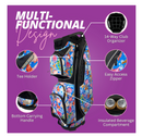 Taboo Fashions: Ladies 14 Way Resort Collection Golf Cart Bag - Blue Shellbound