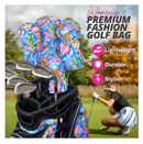 Taboo Fashions: Ladies 14 Way Resort Collection Golf Cart Bag - Blue Shellbound