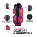 Taboo Fashions: Ladies 14 Way Resort Collection Golf Cart Bag - Desert Daydream