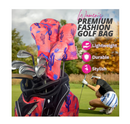 Taboo Fashions: Ladies 14 Way Resort Collection Golf Cart Bag - Desert Daydream