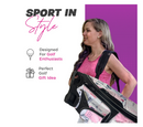 Taboo Fashions: Ladies 14 Way Resort Collection Golf Cart Bag - Pink Love Notes
