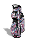 Taboo Fashions: Ladies 14 Way Designer Women's Golf Cart Bag with Cooler - Pebbles