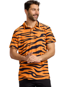 Tiger Gold Men's Polo by Tipsy Elves