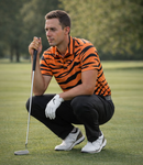 Tiger Gold Men's Polo by Tipsy Elves