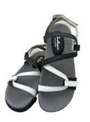 Sandbaggers: Women's Golf Sandal - Sidney Black & White