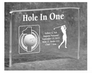 Eureka Golf: Hole-In-One Golfer 7x10 Acrylic Crescent Award - Female