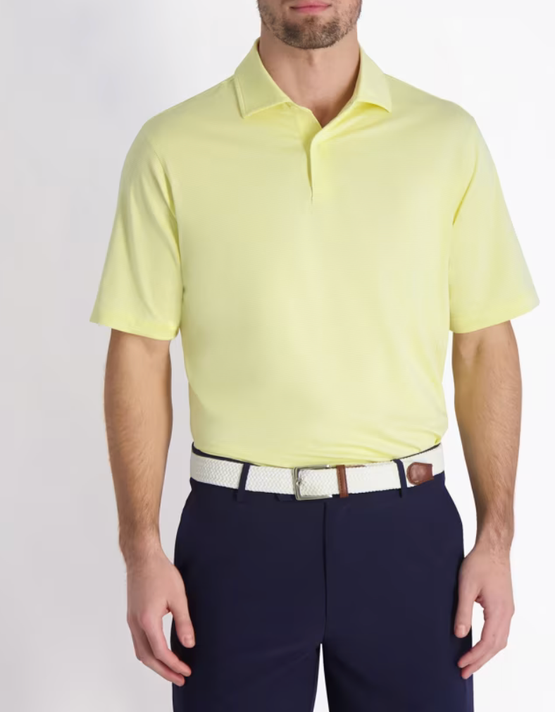 Fairway & Greene: USA Mini Stripe Jersey Polo