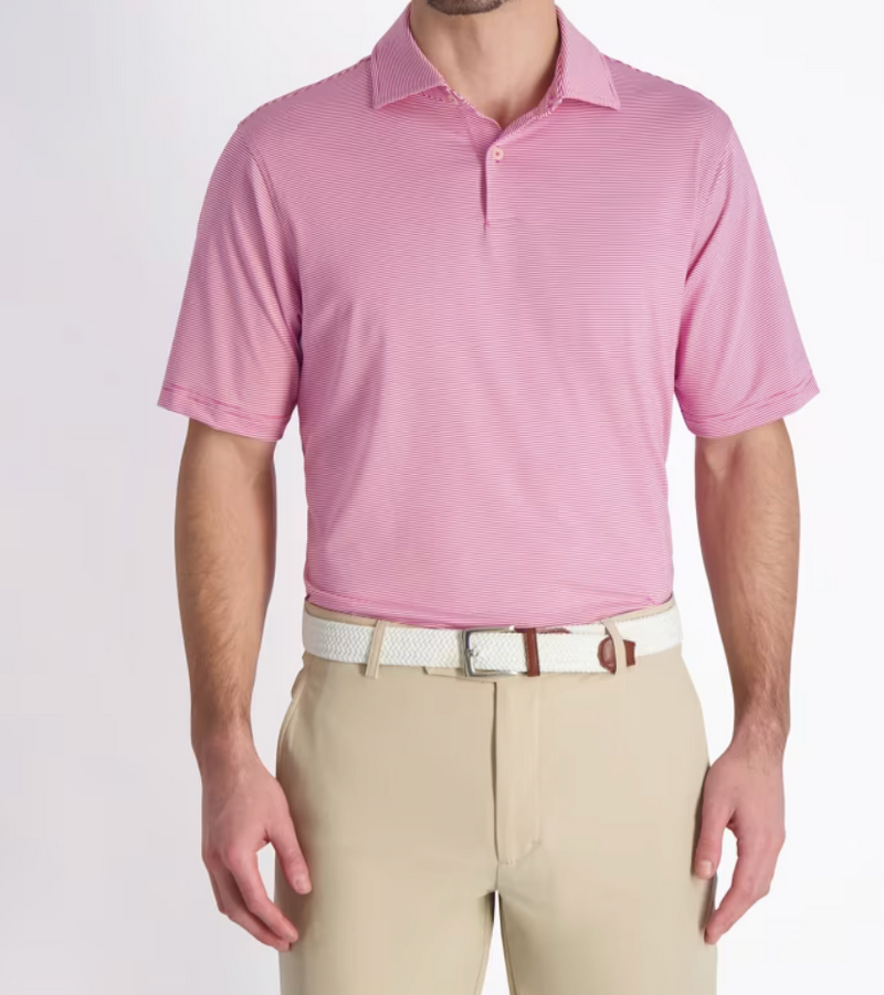 Fairway & Greene: USA Mini Stripe Jersey Polo