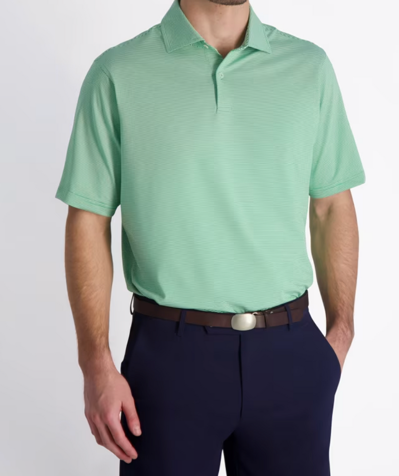 Fairway & Greene: USA Mini Stripe Jersey Polo