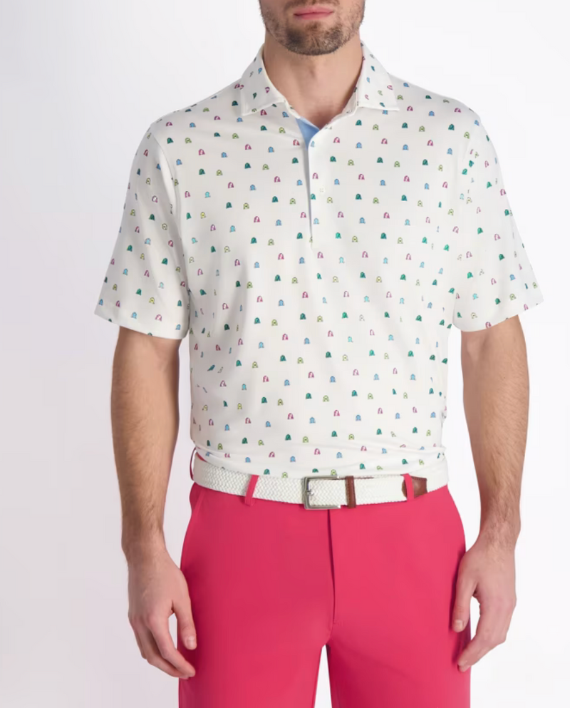 Fairway & Greene: Men's Silks Print Polo