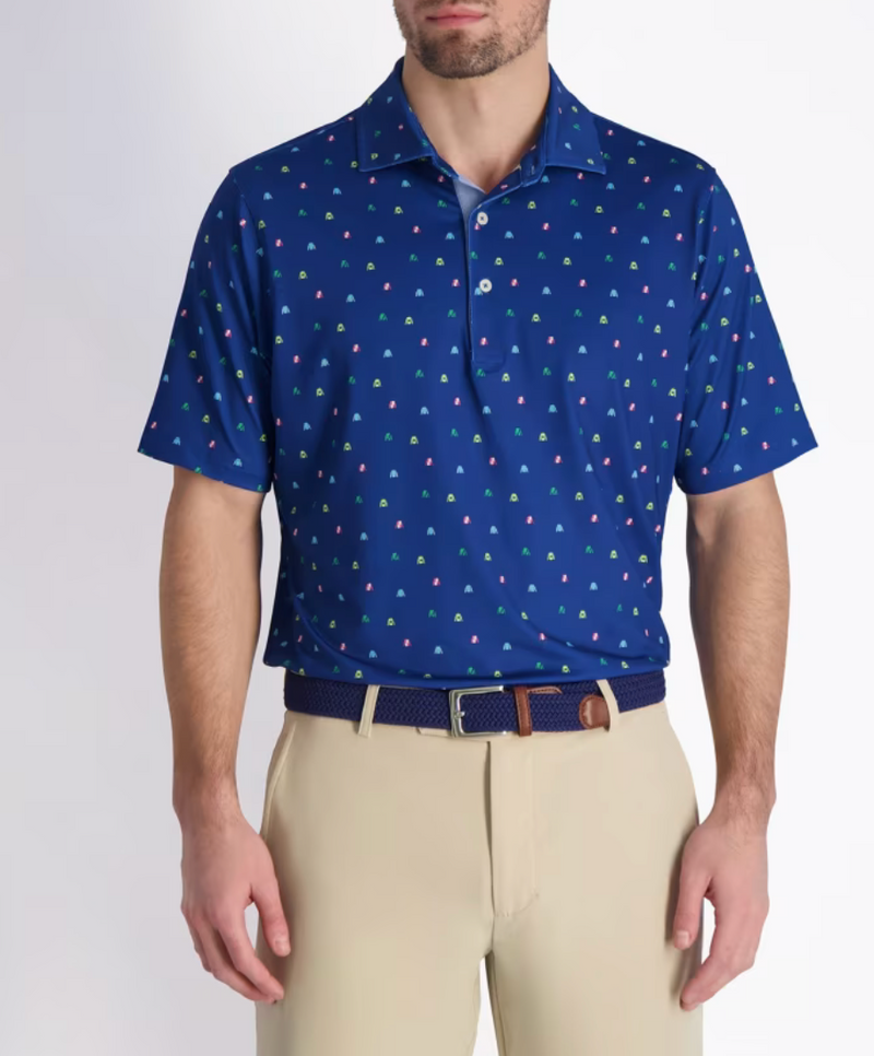 Fairway & Greene: Men's Silks Print Polo