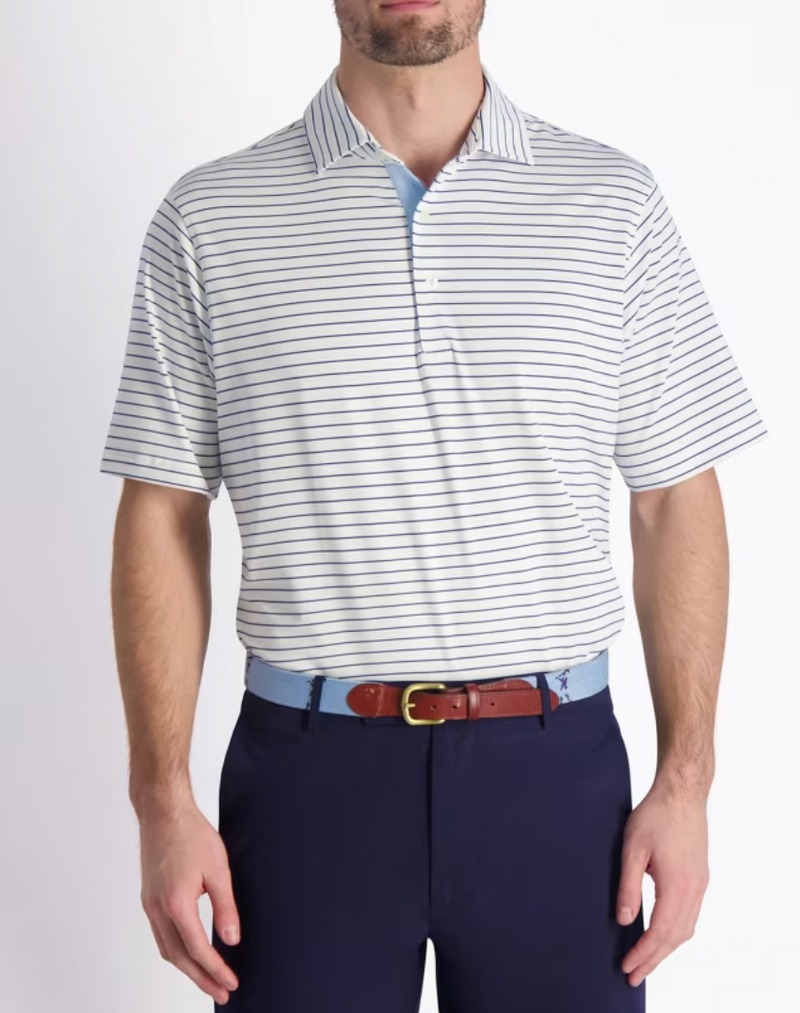 Fairway & Greene: Men's Michael Stripe Polo