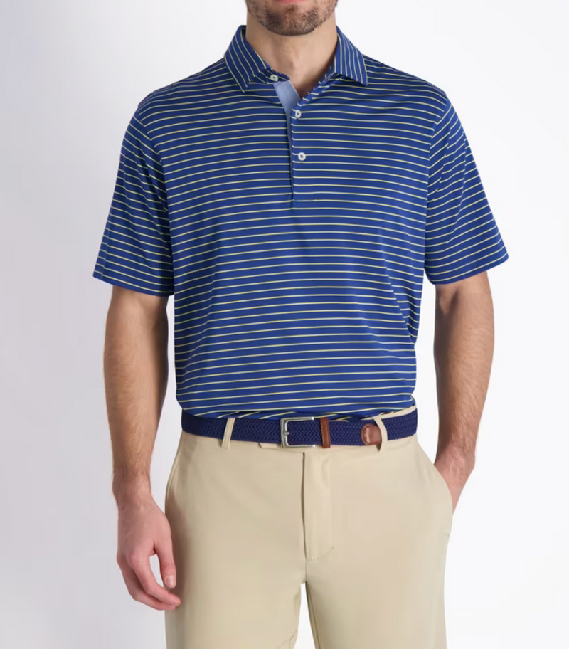 Fairway & Greene: Men's Michael Stripe Polo